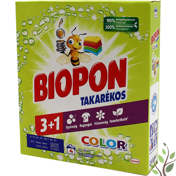 Biopon mosópor 240g color
